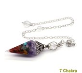 Crystal Healing Stone Quartz Pendulums Spiritual Hexagonal Pointed Resin Witchcraft Supplies Balancing Accessories Divination