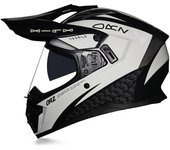 Casco moto integral hombre juvenil aire libre trail rally Equipo Protector