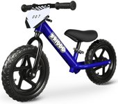 Bicicleta para niños de 2 años, Edad 18 Meses a 5 años, Bicicleta de Empuje de 12 Pulgadas con Placa Individual (3 Juegos de Pegatinas Incluidas), Bicicleta de Regalo para 2-3 niños y niñas