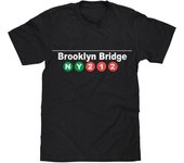 Men's Brooklyn Bridge NY 212 Graphic Tee Shirt