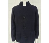 Suéter Chaqueta de punto de cuello alto ajustada para hombre Chaqueta de otoño e invierno