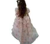 Falda para niños 2025 Vestido de princesa para niñas de verano Vestido de fiesta de cumpleaños con lazo floral del tesoro de los niños mayores medianos