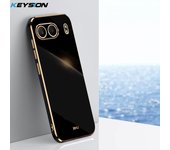 KEYSION Luxury Plating Case for OnePlus Nord 4 Soft TPU Silicone Square Shockproof Phone Back Cover for OnePlus Nord 4