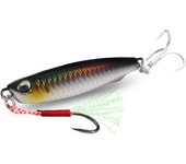 Metal Jig Lure 10g 20g 30g 40g Spinner Blade Popper Sinking Pencil Spinning Fishing Tackle Feather Hook Treble Hooks Pesca Bait