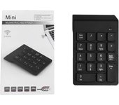 Teclado numérico inalámbrico 2,4, miniteclado with Bluetooth de 18 Teclas, adecuado para los trabajadores de Oficina y Negocios