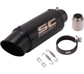 Motorcycle Exhaust Pipe Motorbike Motocross Racing Escape Exhaust Muffler Canister Tail pipe End Pipe For z900 R3 R25 MT09 etc