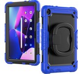 For Lenovo Tab M10 HD 3rd Gen 10.1 inch 2022 with Screen Protector Handle Ring Folding Stand Case