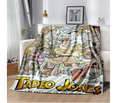 Cartoon Tadeo Jones Anime Throws Blanket for Kid Sofa Home Hiking Picnic Bed Super Soft Cute kawai Flannel Blanket birthday gift