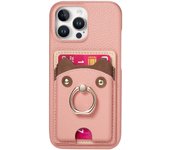 Ring Stand Phone Case, Card Holder Slim Protective Cover For iPhone 11 Pro Max 12 13 Mini XS X XR 7 8 SE SE3 Wallet Phone Cover