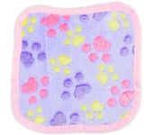 Super Soft Flannel Fleece Cat Dog Bed Mats Paw Foot Print Warm Pet Blanket Sleeping Beds Cover Mat For Small Medium Dogs Cats