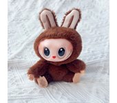 Bubble materab Heart Macaron peluche Doll Rabb sentado en la segunda generación