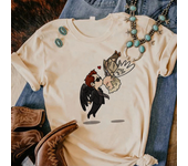 Good Omens t-shirts women manga graphic harajuku top girl funny graphic y2k clothes