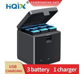 HQIX for GoPro Hero 9 10 11 12 Black Action Camera AHDBT-901 Charger Battery