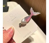 1/5Pcs Shell Starfish Clips Ocean Series Mermaid Hairpins Girls Summer Beach Bang Clip Princess Barrette Hair Accessories