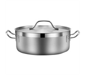 Stainless Steel Hot Pot Pot with Lid, Household Thick Soup Pot Special Hot Pot Pot for Induction Cooker