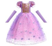 Princess dress for girls summer fantasy party clothes Aurora Rapunzel Cinderella Sleeping Beauty Carnival Christmas costume