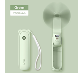 JISULIFE Mini ventilador portátil de mano, ventilador pequeño silencioso recargable por USB de 4500mAh para el hogar, ventilador de bolsillo, refrigeración eléctricaVentoinha
