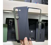 ACC- Real Carbon case Foldable Random grain for Samsung Galaxy Z Fold 5 Phone case Ultra-thin Anti-drop  5G Cover