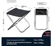Silla plegable niño playa ligera Portátil al aire libre pesca camping familiares party