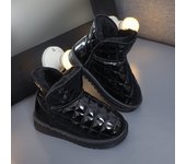 Botas de nieve para niños y niñas, botas cortas gruesas de terciopelo, Invierno