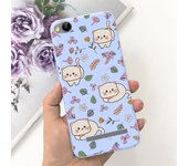 Flower Cover For Xiaomi Redmi 4A 4x Beautiful Moon Night Black Cat Phone Case For Redmi 4x Redmi4a Protection Coque Funda Capas
