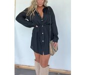 2025 Trendy Hot Selling Denim Lace Up Jumpsuit