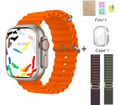 2025 New HK9 Ultra 2 Smartwatch Bluetooth Call Voice Assistant Information Reminder Screen Pointer Compass AMOLED Compatible with Android IOS Smartwatch
