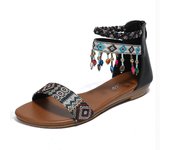 Summer Fashion Women's Roman Sandals New Ethnic Style Bohemian Flat Shoes
