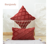 New 3D Plush Tufting Rattan Lattice Geometric Pillows Cover 4 Sizes Autunm Winter Cozy Warm Sofa Cushion Cover Living Room Decor