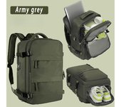 Mochila para niñas de gran capacidad multifuncional clasificación en seco y húmedo viaje corto nylon mochila impermeable