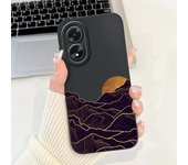 For Oppo A38 CPH2579 Phone Case New Fashion Soft Matte Silicone Rabbit Flower Goothic Style Capa For Oppo A18 CPH2591 Back Cover