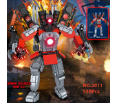Altavoz Titan Skibidi Toilet Man MOC, bloques de construcción, Monitor de cámara Titan, juguetes de bloques Titan, regalo para n