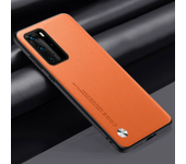 Luxury PU Leather Case For Huawei P40 Pro Plus Back Cover Matte Silicone Full Protection Phone Case For Huawei P40 Lite 5G 4G