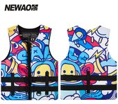 Life Jacket for Adult Super Buoyancy Neoprene Life Vest Surf Raft Kayak Fishing Jet Ski Water Sport Swimming Rescue Life Jacket
