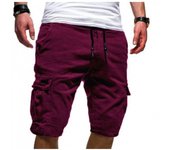Verano nuevo hombre Casual Multi-Bolsillo hombre quinto pantalon hombre