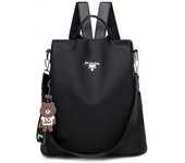 Mochila Mujer Moda Oxford Impermeable Antirrobo Para Mujer Color Negro