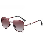 Nuevas gafas de sol polarizadas de moda para hombres y mujeres, gafas plegables que cambian de color, gafas de conducción