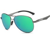 Nueva película en color para hombres, gafas de sol polarizadas, gafas de sol, patas de aluminio y magnesio