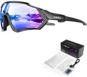 Gafas de Ciclismo Polarizadas con 1 Lente O 5 Lentes Intercambiables TR90 Gafas de Sol Deportivas Mujeres Hombres K9408