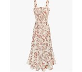 Vestido de playa con estampado de moda de verano para mujer, vestido de tirantes bohemio
