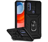 Slide Lens Case For Motorola Moto G Power 2022 Cover For Moto G Power Coque Fundas Military Grade Magnet Ring Holder Back Bumper