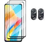 6in1 Full Cover Glass For OPPO A98 5G Tempered Glass For OPPO A98 Screen Protector HD Protective Phone Lens Film For OPPO A98