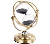 15/30/60 Minute Vintage Hourglass Rotating Metal Sandglass Clock Watch Office Home Decorations Sand Timer