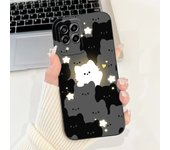 For Samsung Galaxy M53 5G Case SM-M536B Cover Fashion Tulip Flower Square Lens Protective Case For Samsung M33 5G SM-M336B Funda