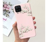 For Funda Samsung Galaxy A12 Ultra Thim Sofu-Touch Matte Liquid Silicone Soft Bumper cover on samsung a12 a125f a 12 galaxy case