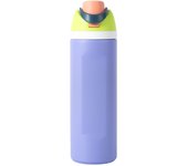 19/24/32 oz sports thermos, bounce lid, double-layer thermos 304 stainless steel vacuum bottle, leak proof