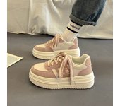 Nuevos Zapatos Blancos De Plataforma, Zapatos De Placa Base Suave Versátiles De Moda