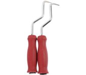 2pcs Automatic Rebar Tie Wire Bent Rebar Hooks Practical Bent Steel Hooks Curved Wire Hooks Wire Twisting Fence Tool