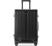 Aluminum Frame Travel Suitcase Trolley Case Universal Wheel Multifunctional Front Open Lid Rolling Luggage Folding Cup Holder
