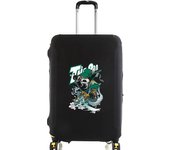 Samurai Printed Design Travel Trolley Case Cover Protector Washable Suitcase Cover Luggage Storage Covers for Luggage Cover